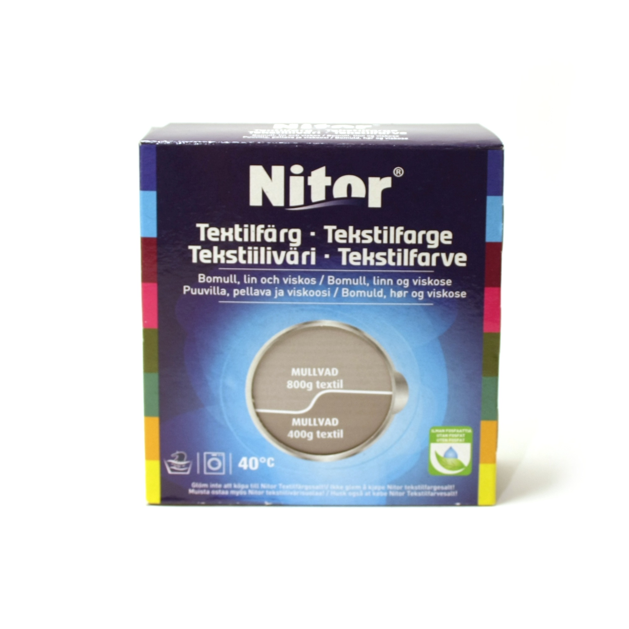 Nitor Tekstiiliväri 75ml - Myyränharmaa