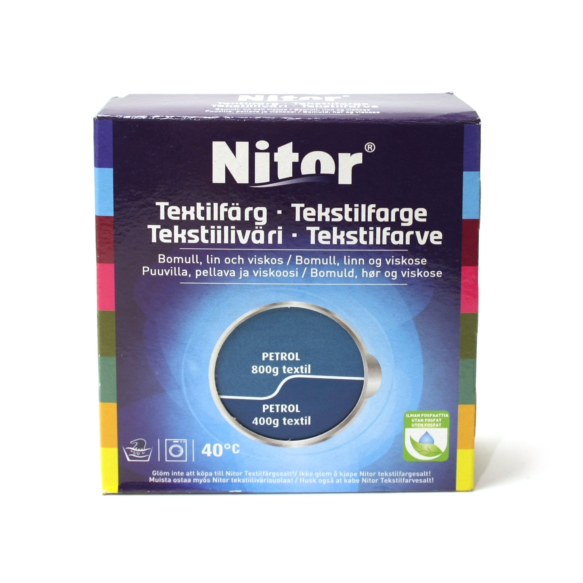 Nitor Tekstiiliväri 75ml - Petrooli