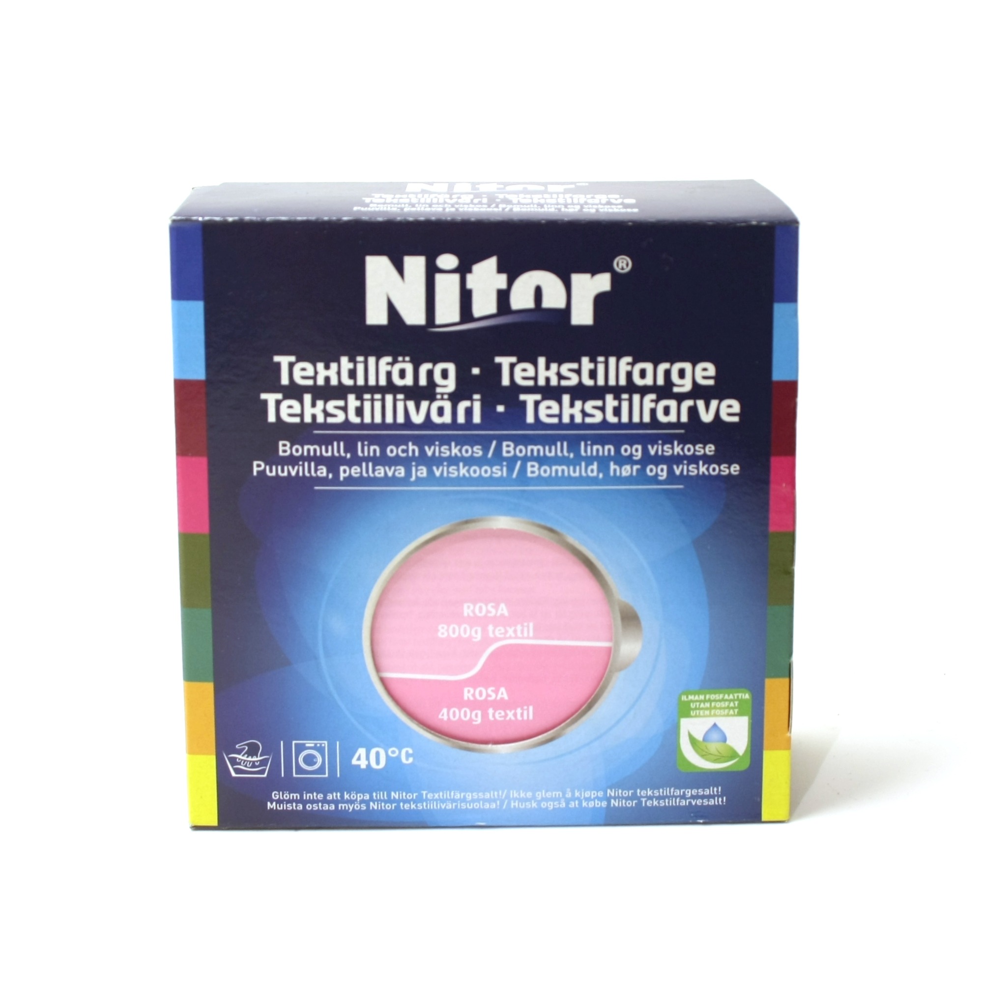 Nitor Tekstiiliväri 75ml - Roosa