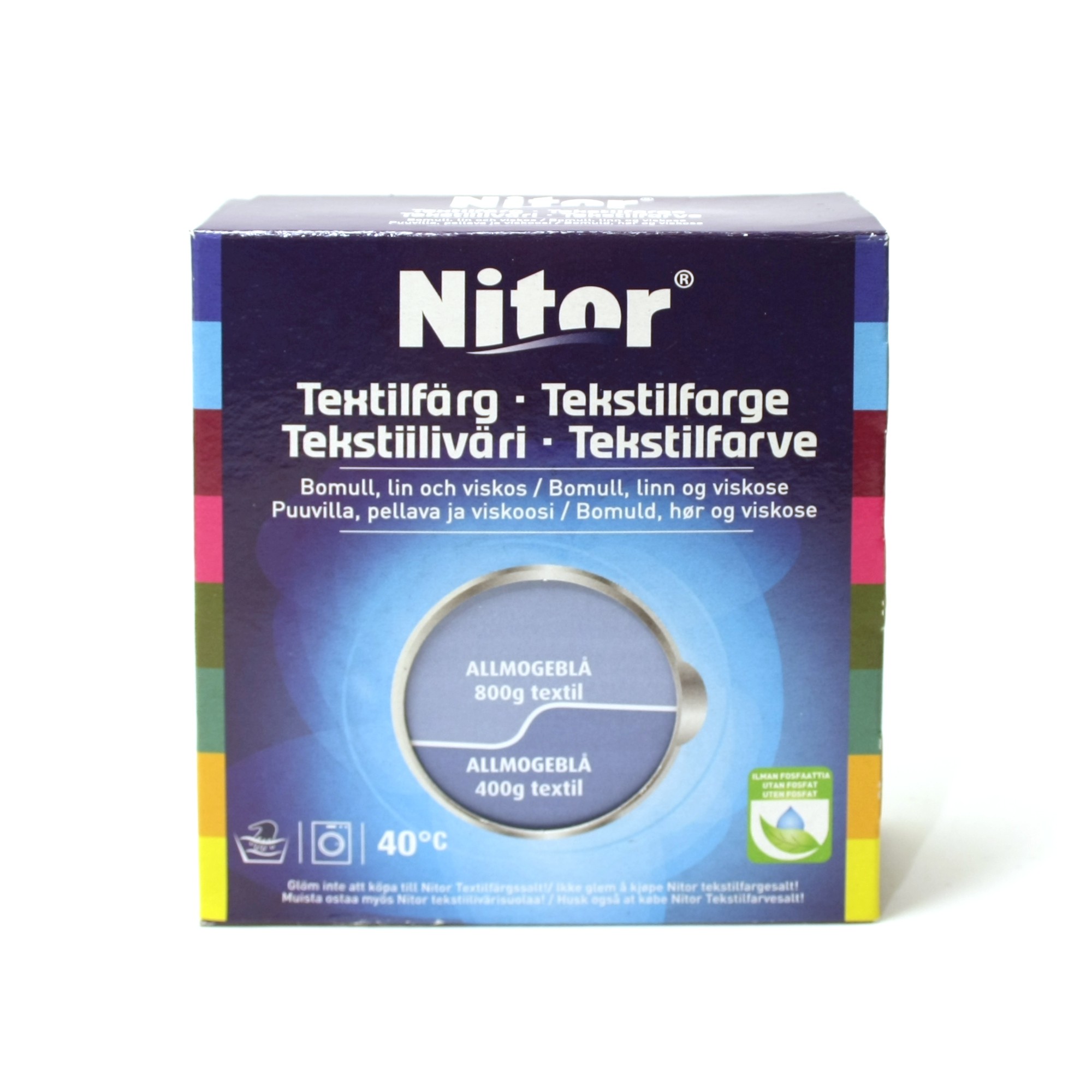 Nitor Tekstiiliväri 75ml - Siniharmaa