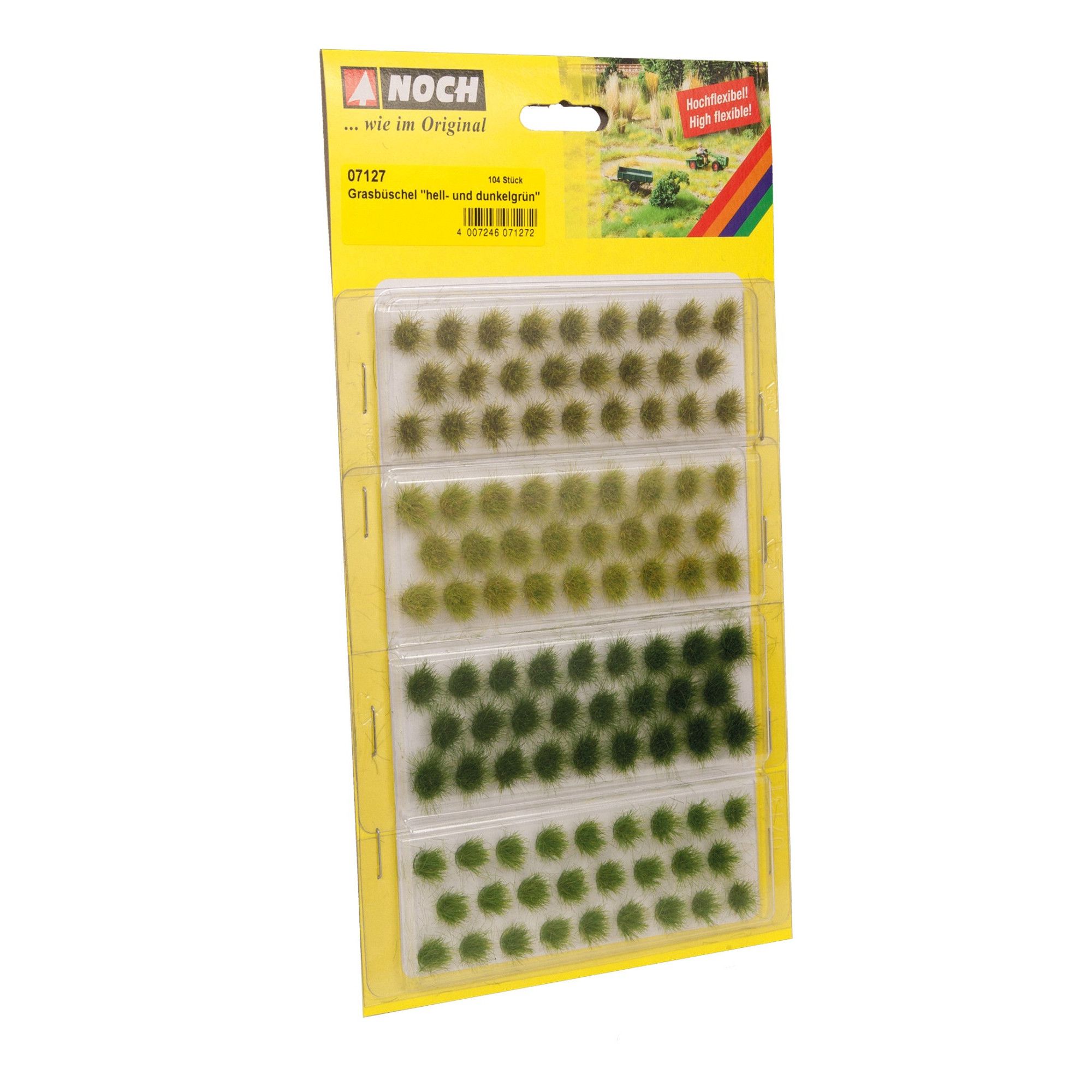 Grass Tufts - Light and Dark Green