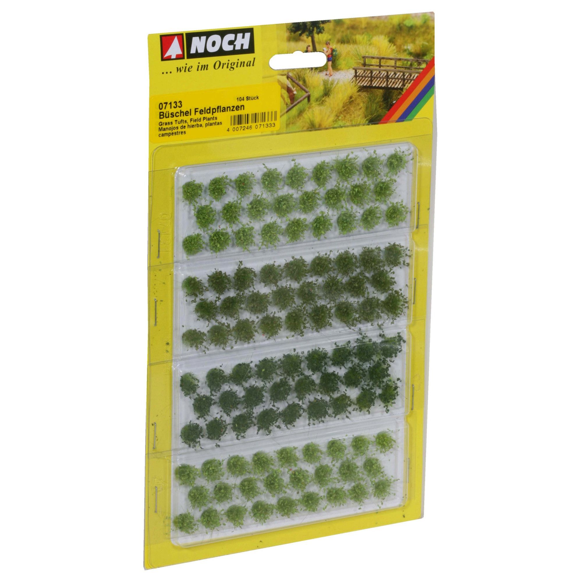 Ruoho- ja kukkatupsut (tufts) - Field Plants vihreät