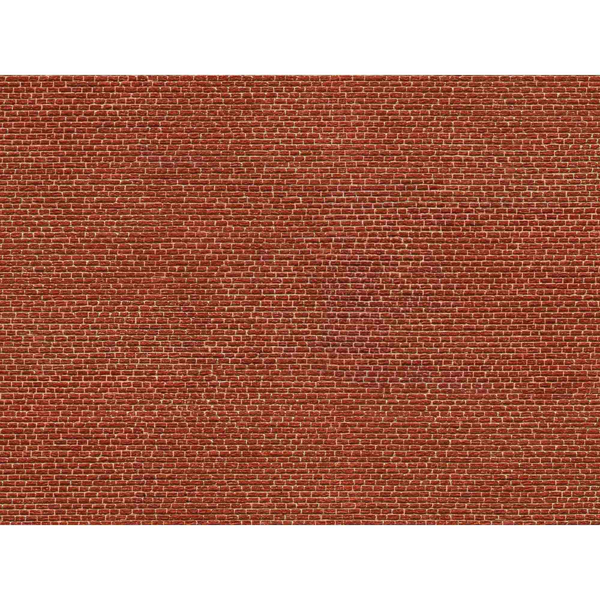 3D Cardboard Sheet - Red Clinker
