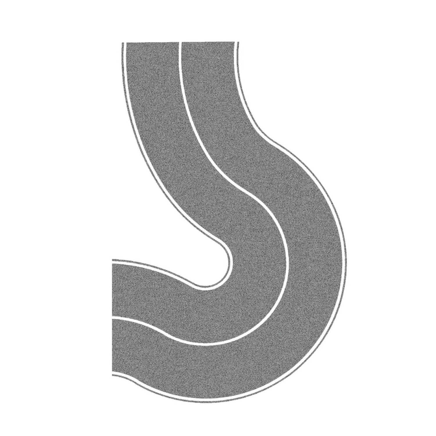 Alternative view of Tiepohja mutka - Federal Road