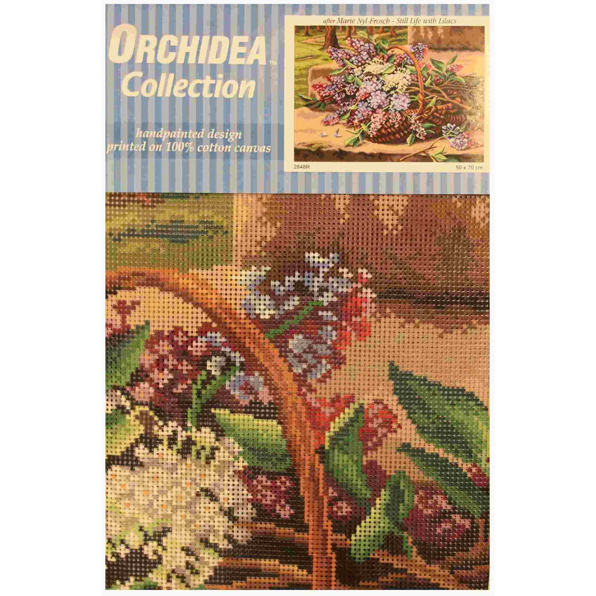 Alternative view of Painettu kanavakangas - Still Life With Lilacs