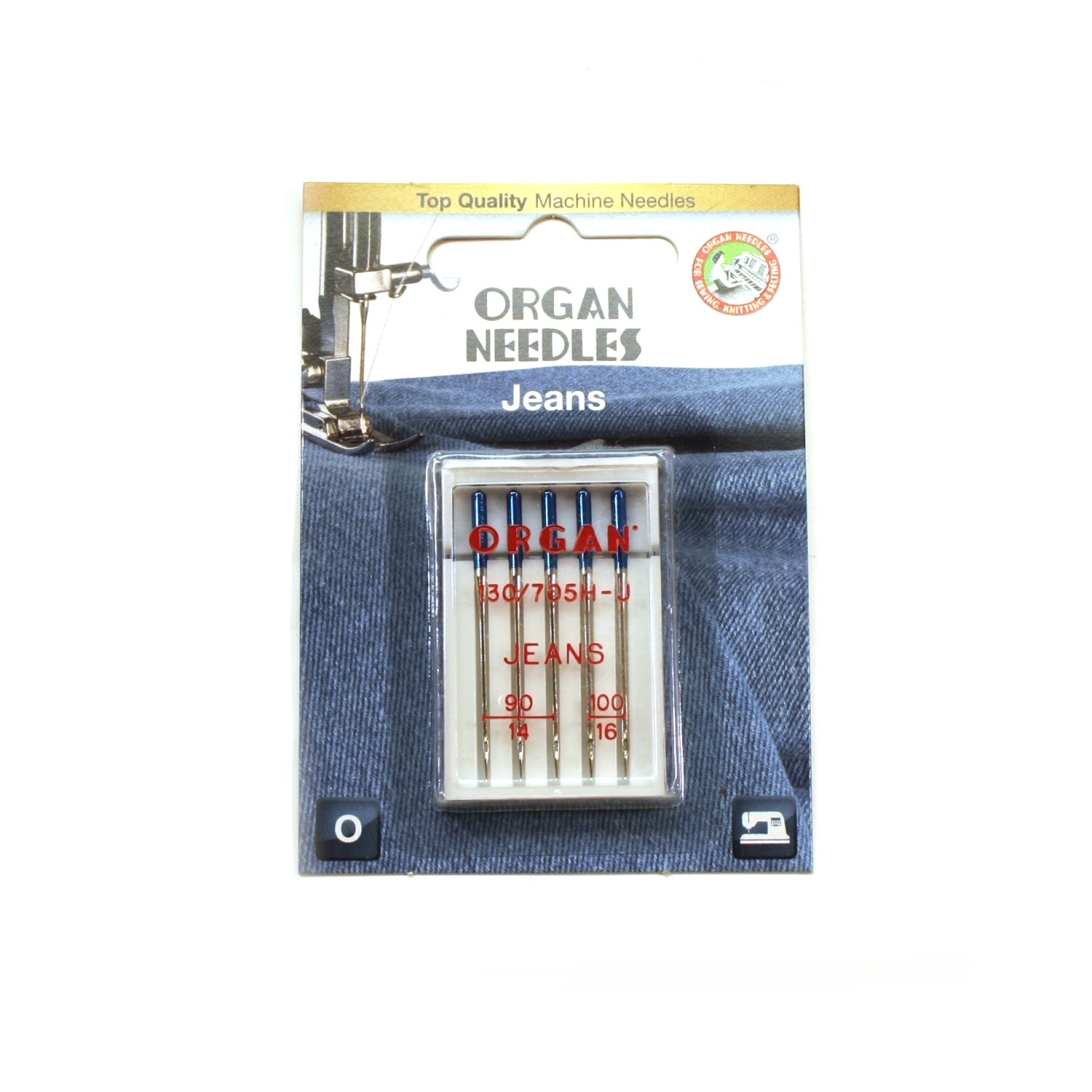 Organ Needle - Jeans 90/14-100/16