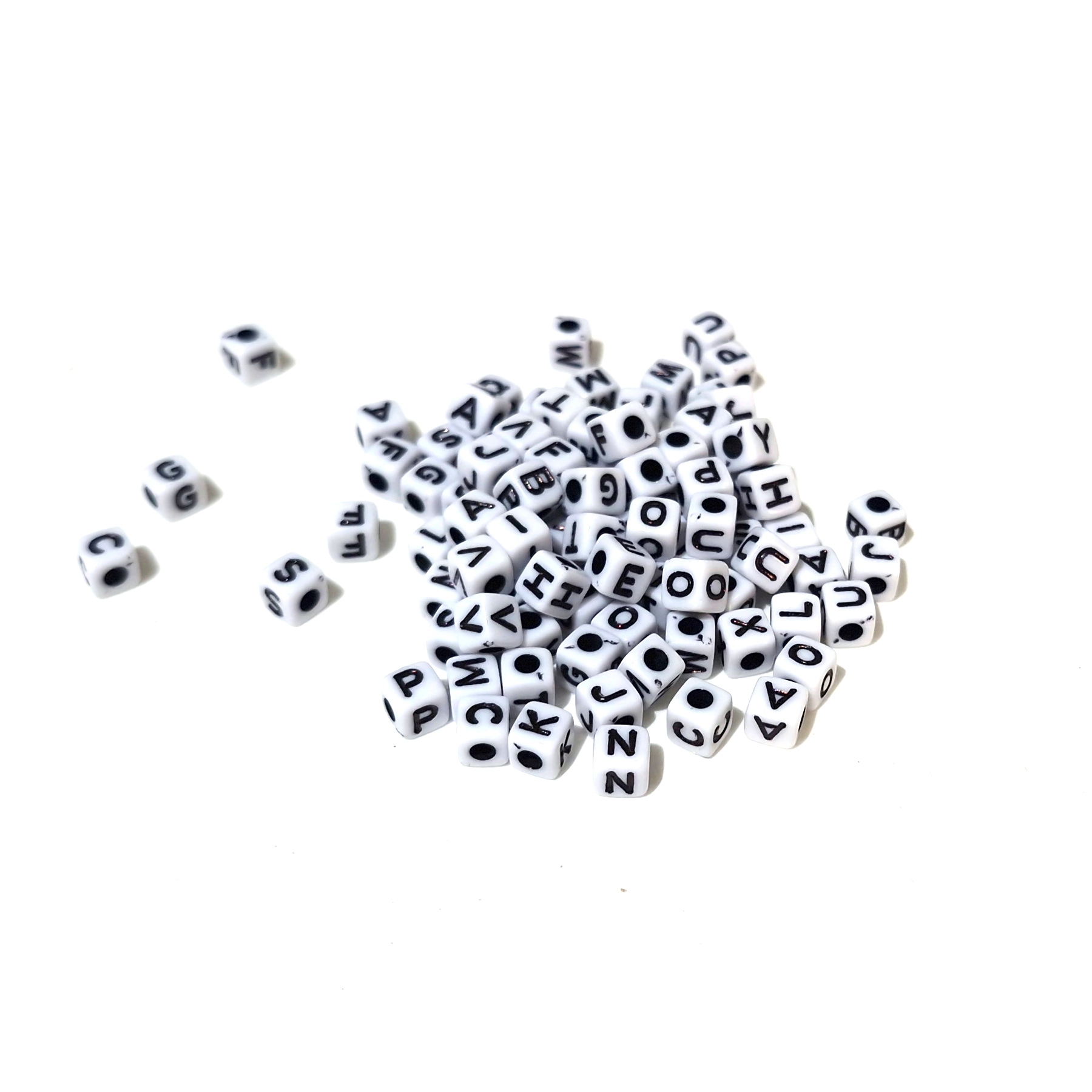 ABC -helmi 64,5x4,5mm n.20g - Valkoinen