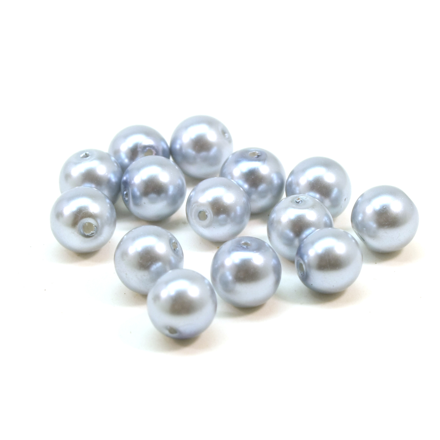 Pearl lasihelmi 10mm - Vaaleansininen