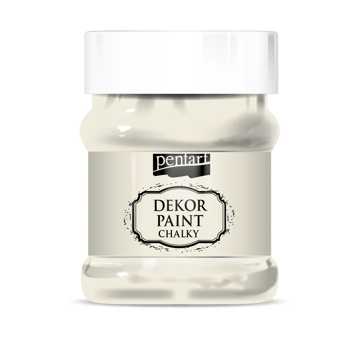 Dekor Paint Chalky 230ml - Cream White