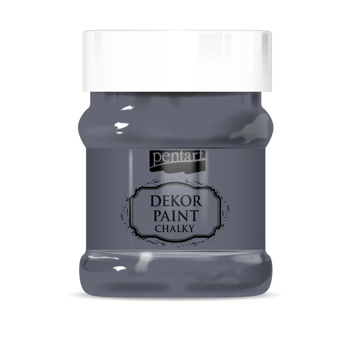 Dekor Paint Chalky 230ml - Graphite Gray