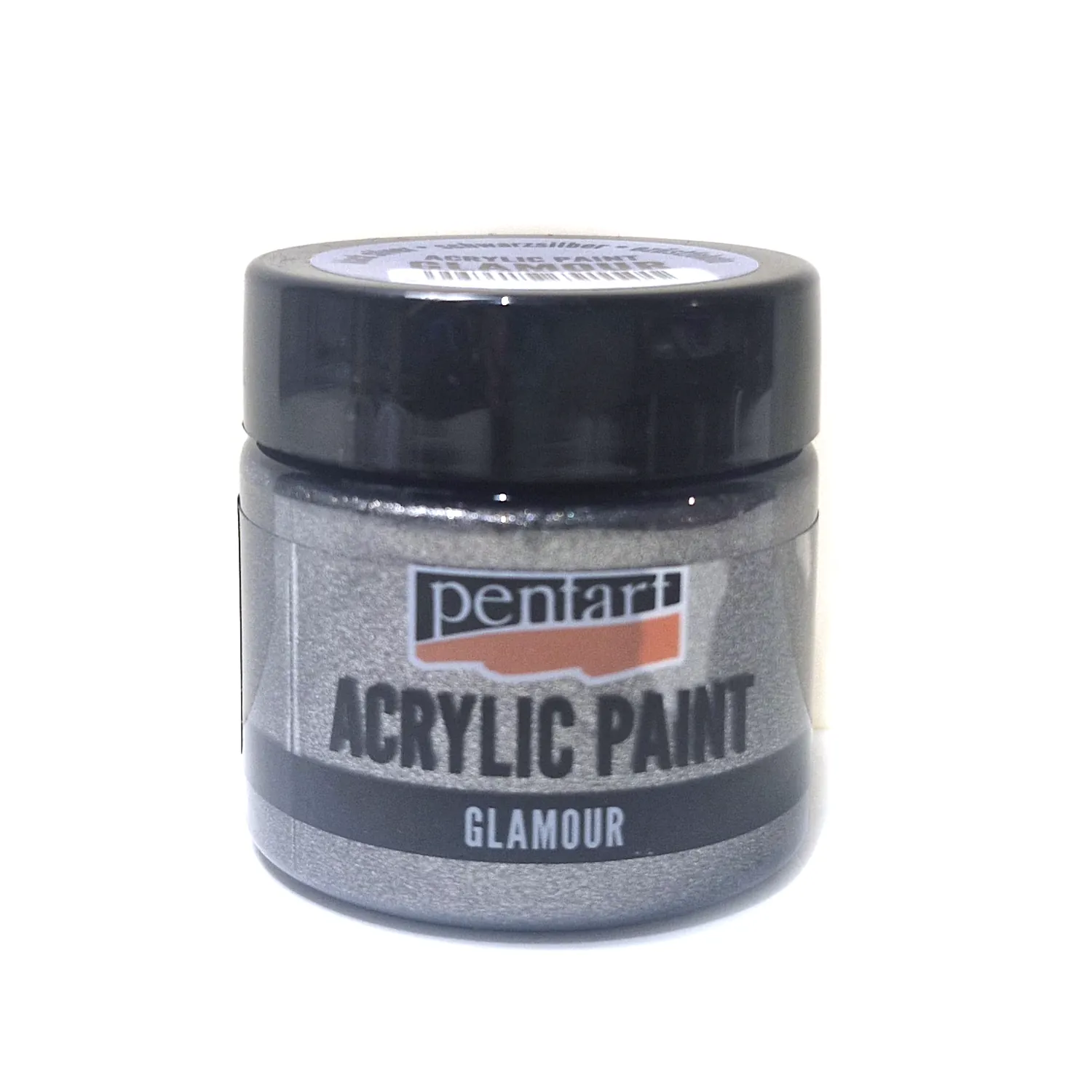 Glamour akryylimaali 50ml - Black Silver