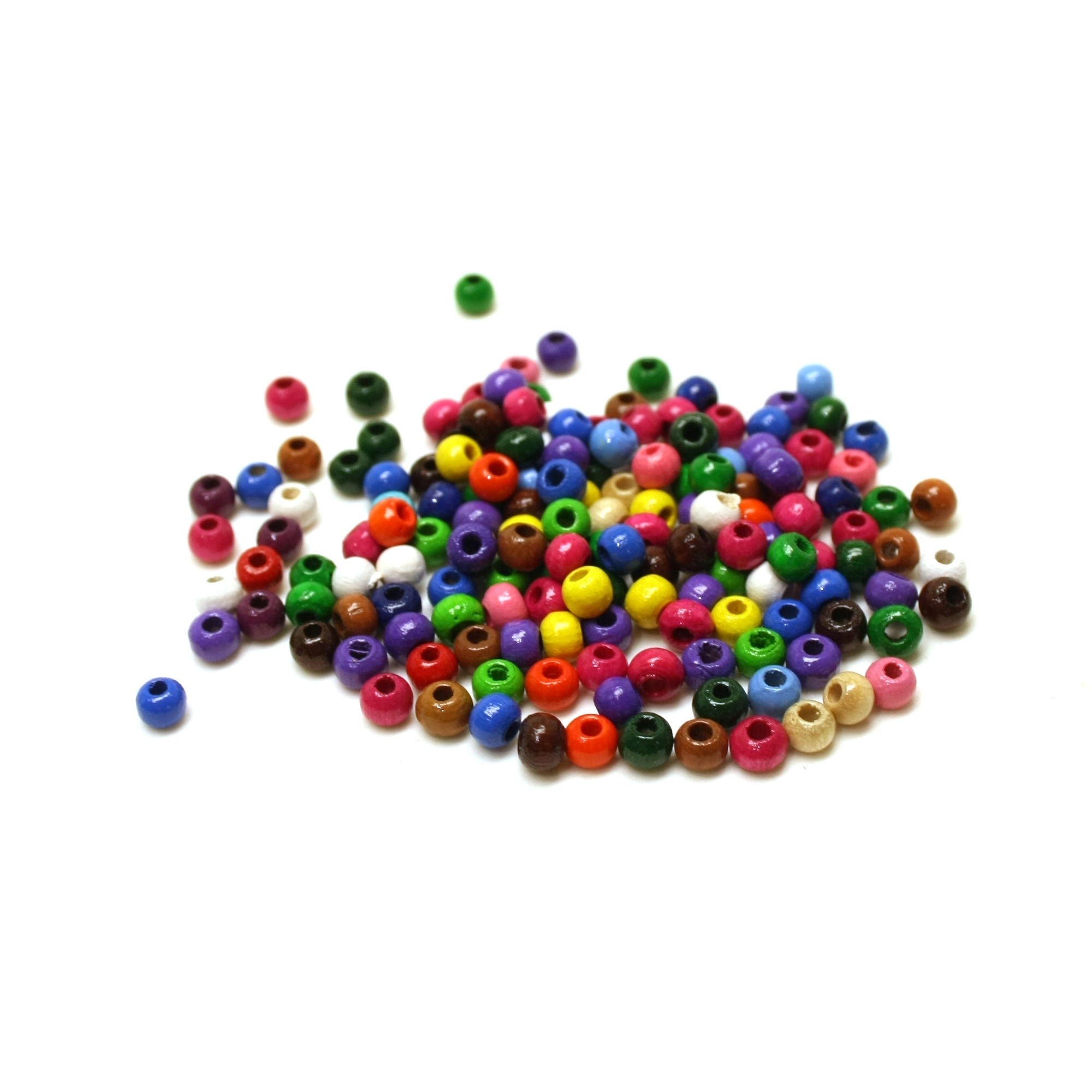 4mm Puuhelmilajitelma