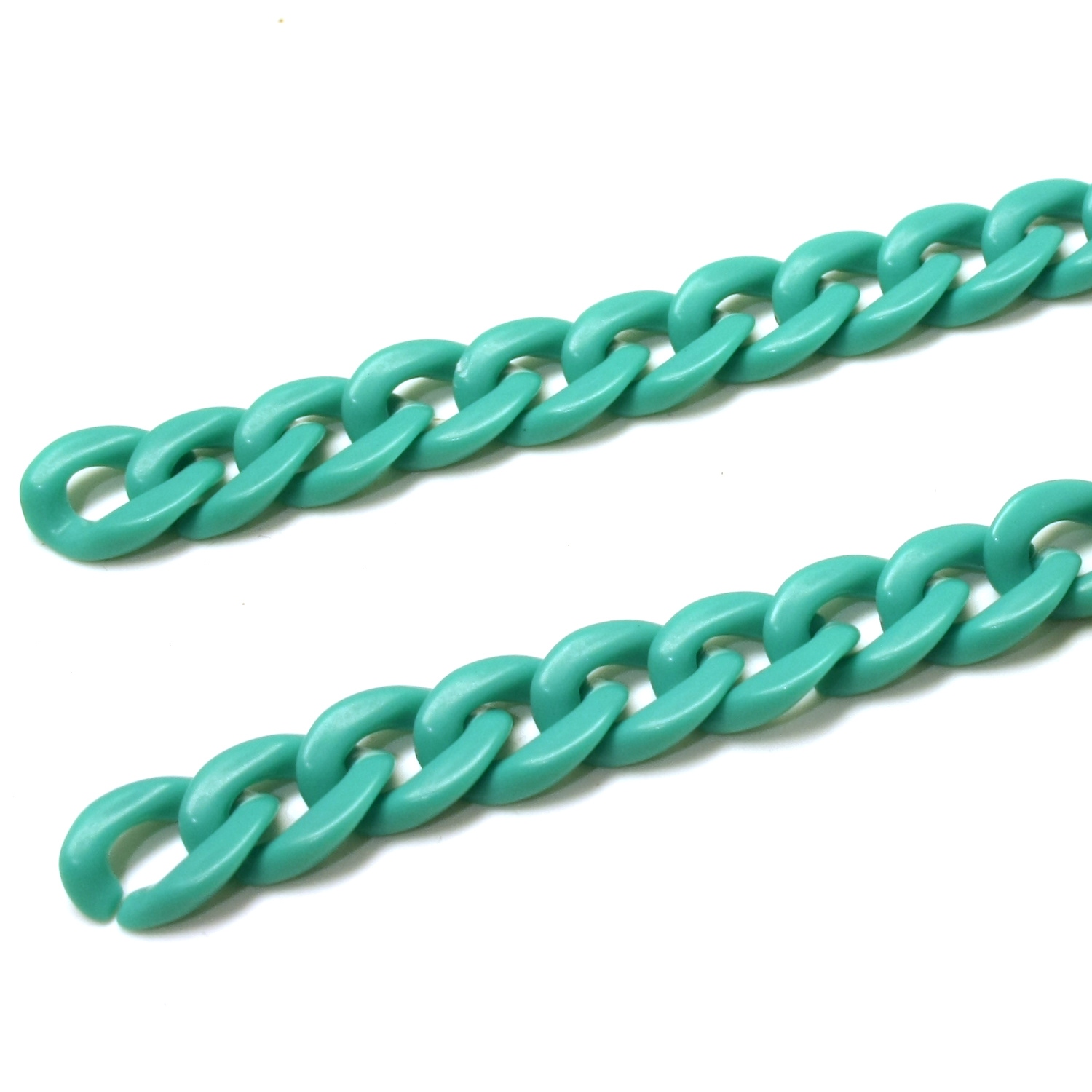 Muoviketju twist 18mm - Matta Cabana Green