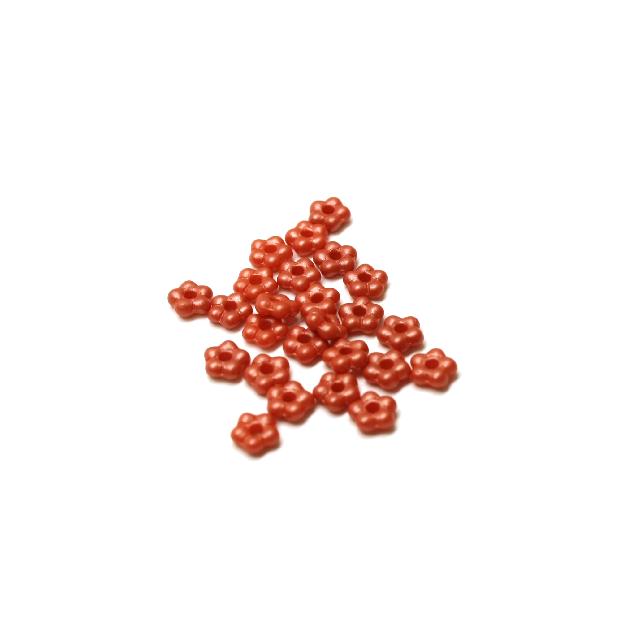 Kukkahelmi 5mm - Coral Red