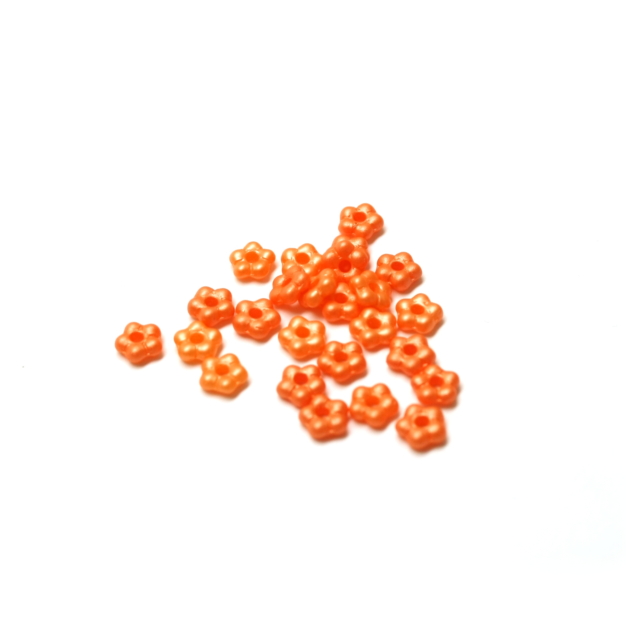 Kukkahelmi 5mm - Orange