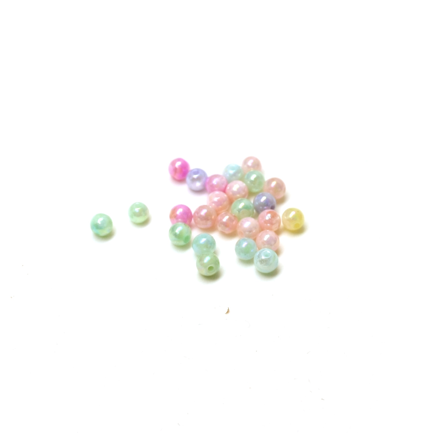 Simpukkahelmi 4mm - Pastellit