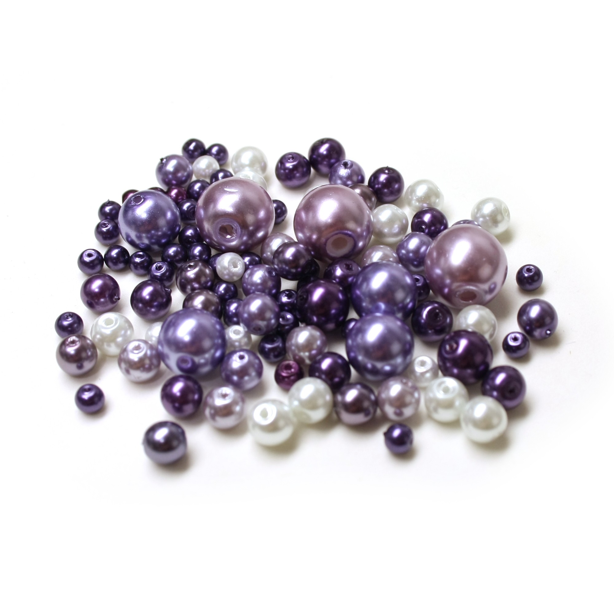 Pearl lasihelmilajitelma - Violetit