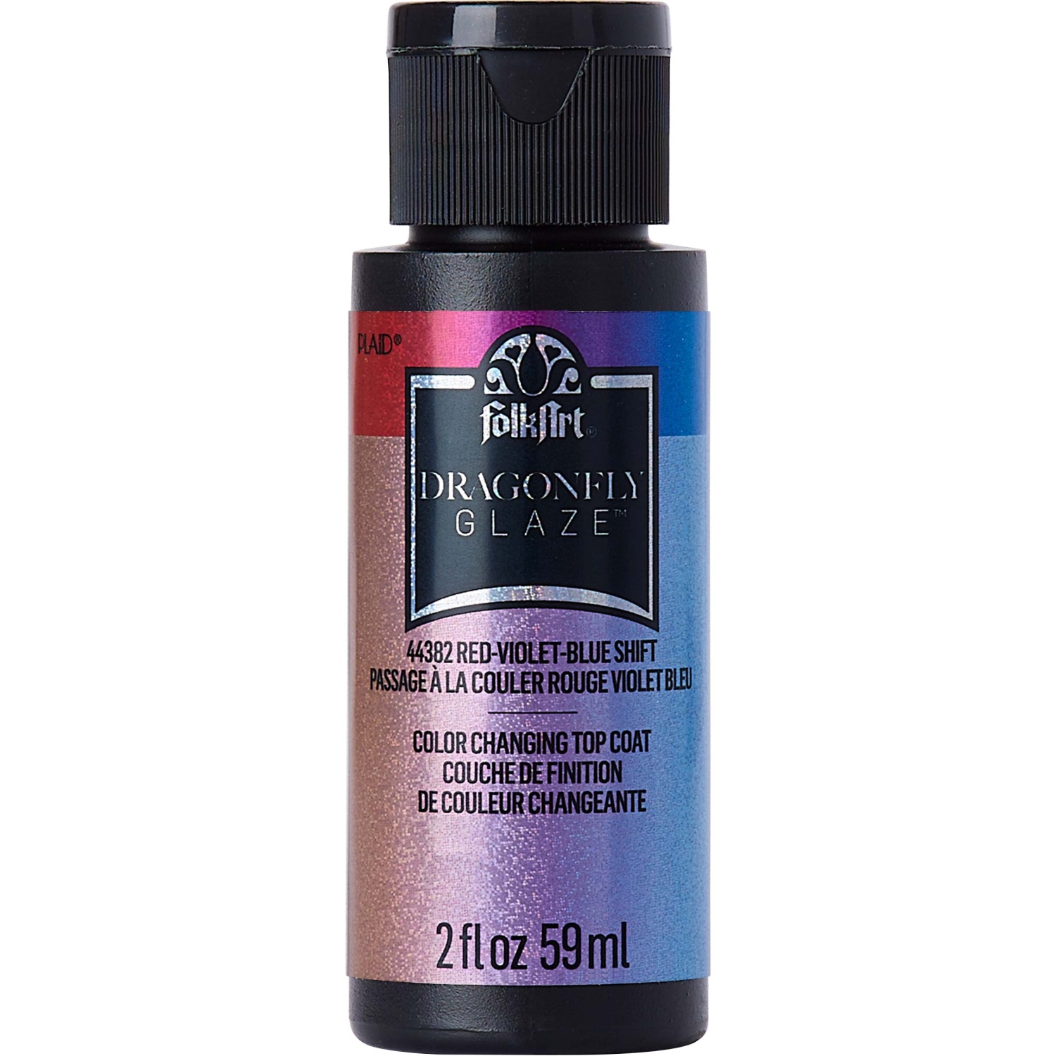 Dragonfly Glaze - Red-Violet-Blue Shift