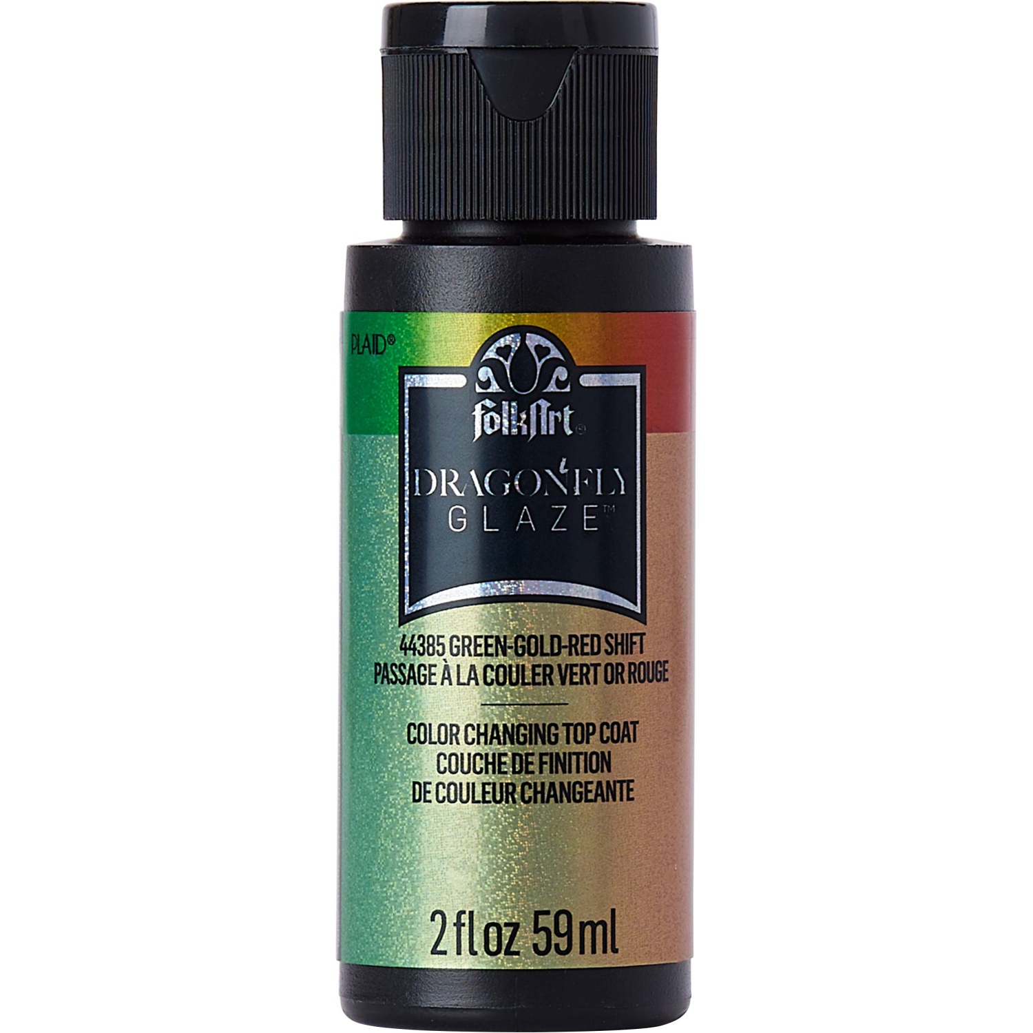 Dragonfly Glaze - Green-Gold-Red Shift