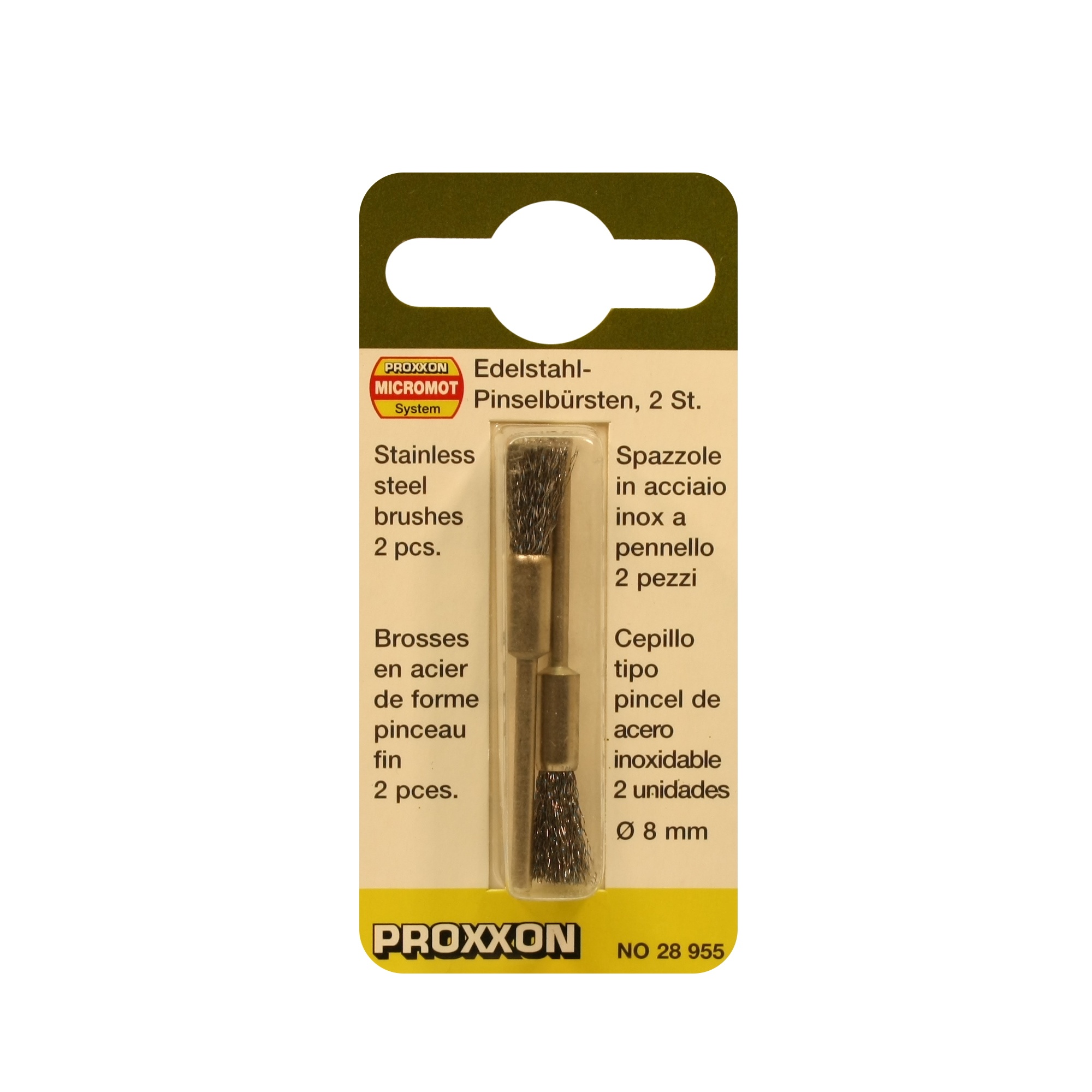 Metalliset puhdistusharjat 8mm 2kpl