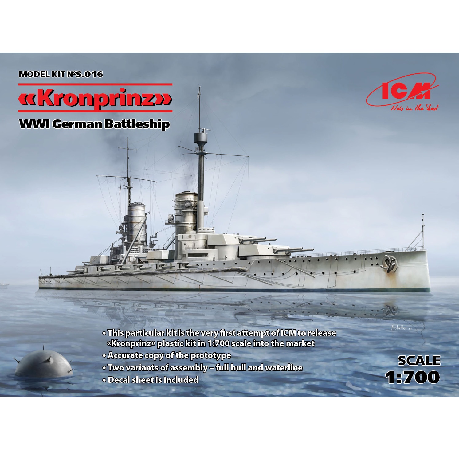 SMS Kronprinz 1:700