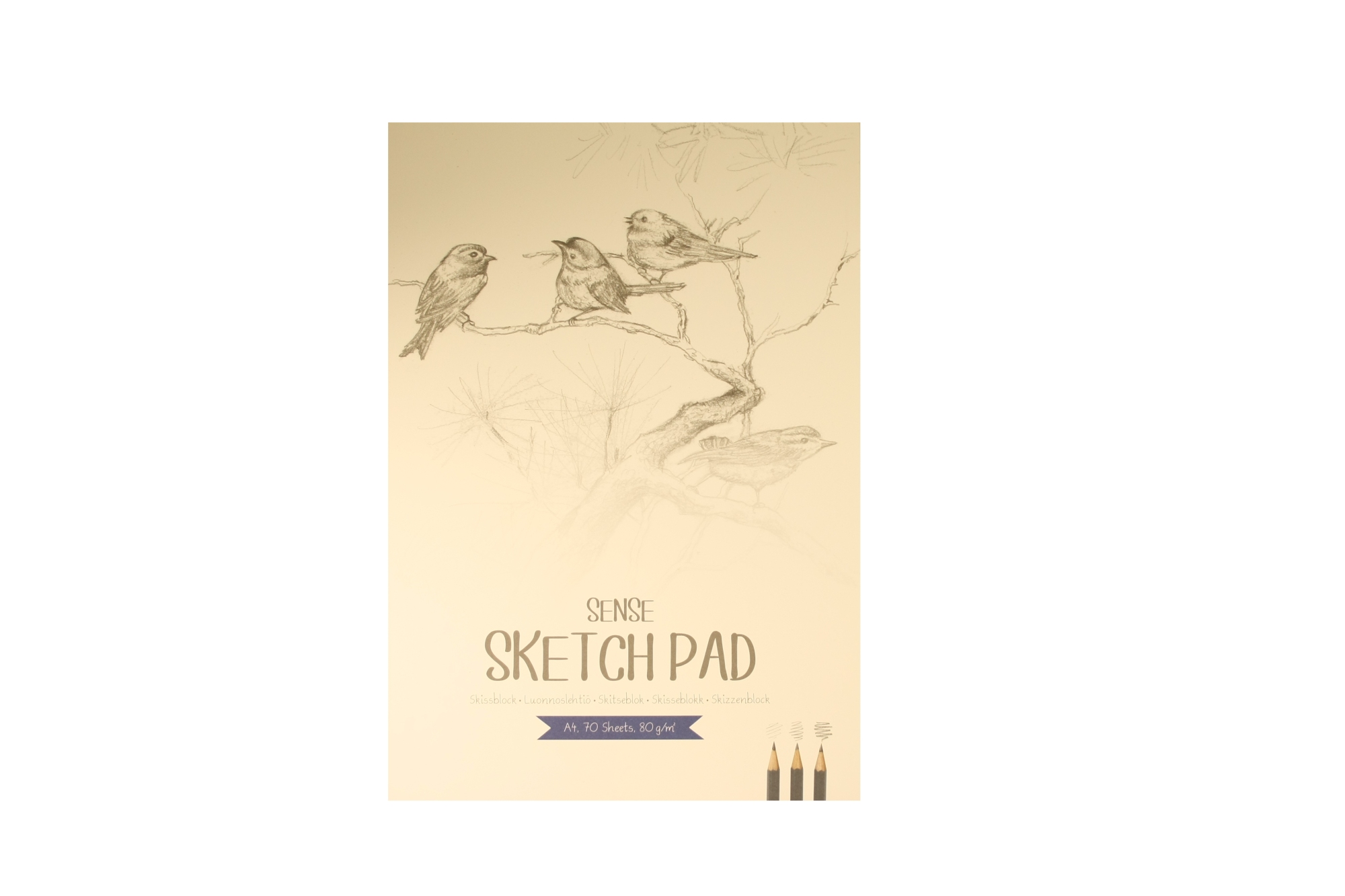 Sense Sketch Pad - Valkoinen