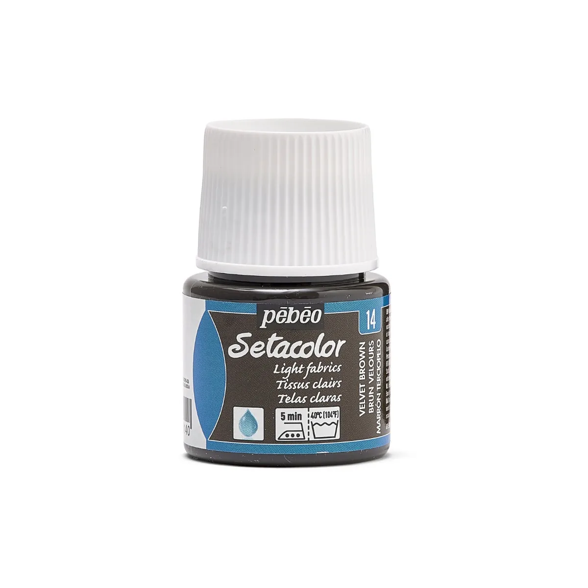 Setacolor Light Fabrics kangasväri 45ml - 14 Velvet Brown