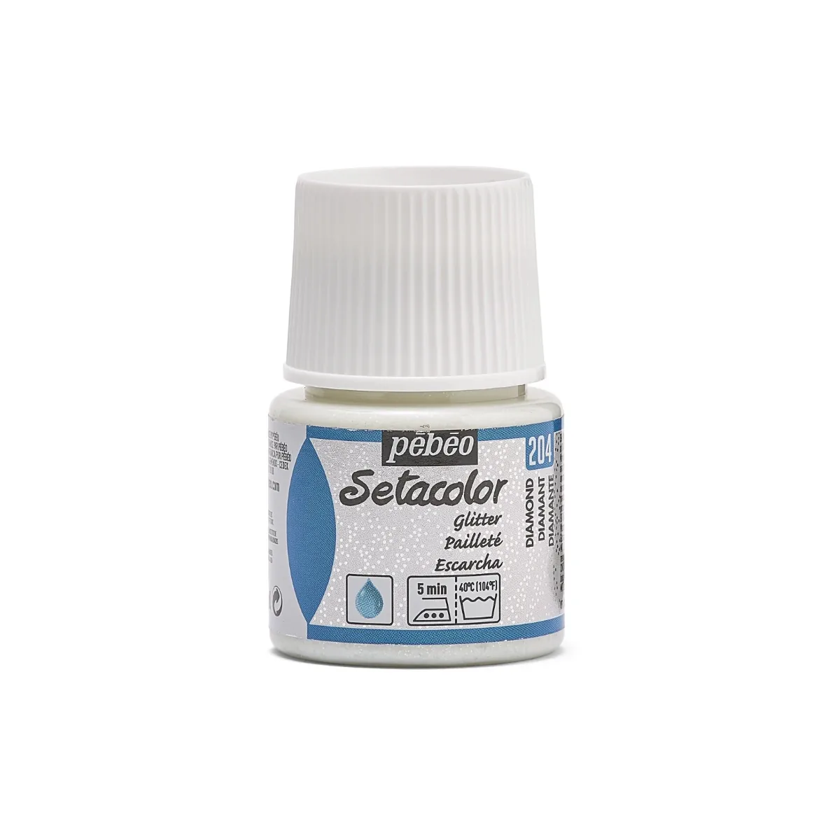 Setacolor Opaque kangasväri 45ml - 204 Glitter Diamond