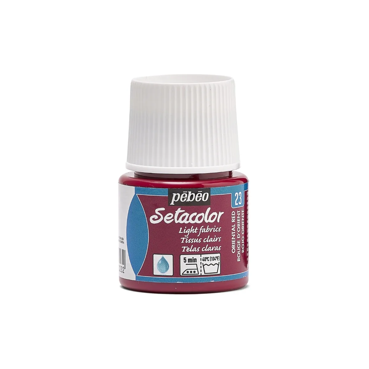 Setacolor Light Fabrics kangasväri 45ml - 23 Oriental Red