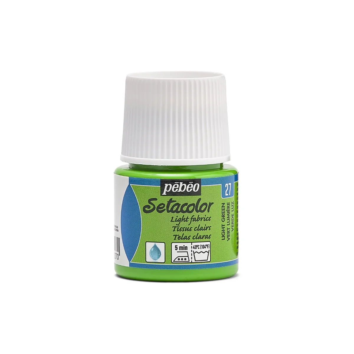 Setacolor Light Fabrics kangasväri 45ml - 27 Light Green
