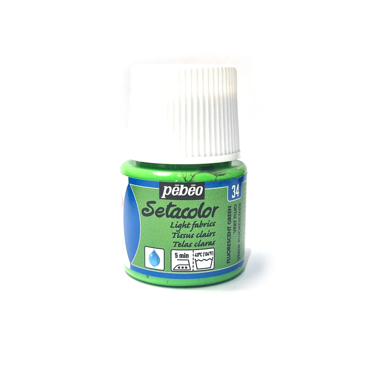 Setacolor Light Fabrics kangasväri 45ml - 34 Fluo Green