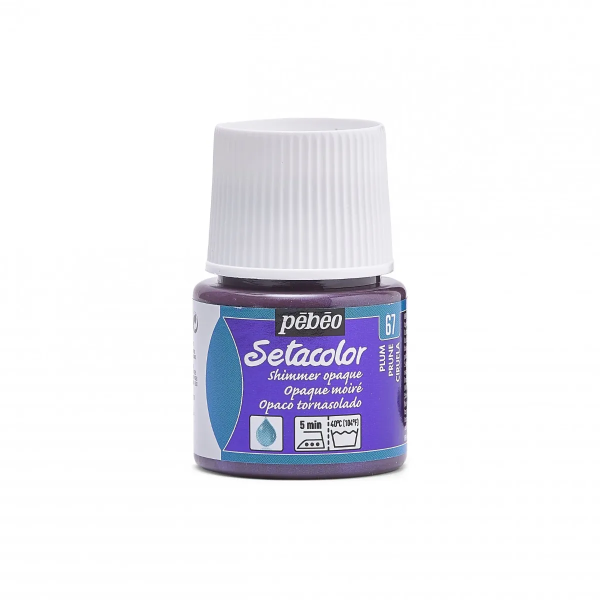 Setacolor Opaque kangasväri 45ml - 67 Shimmer Plum