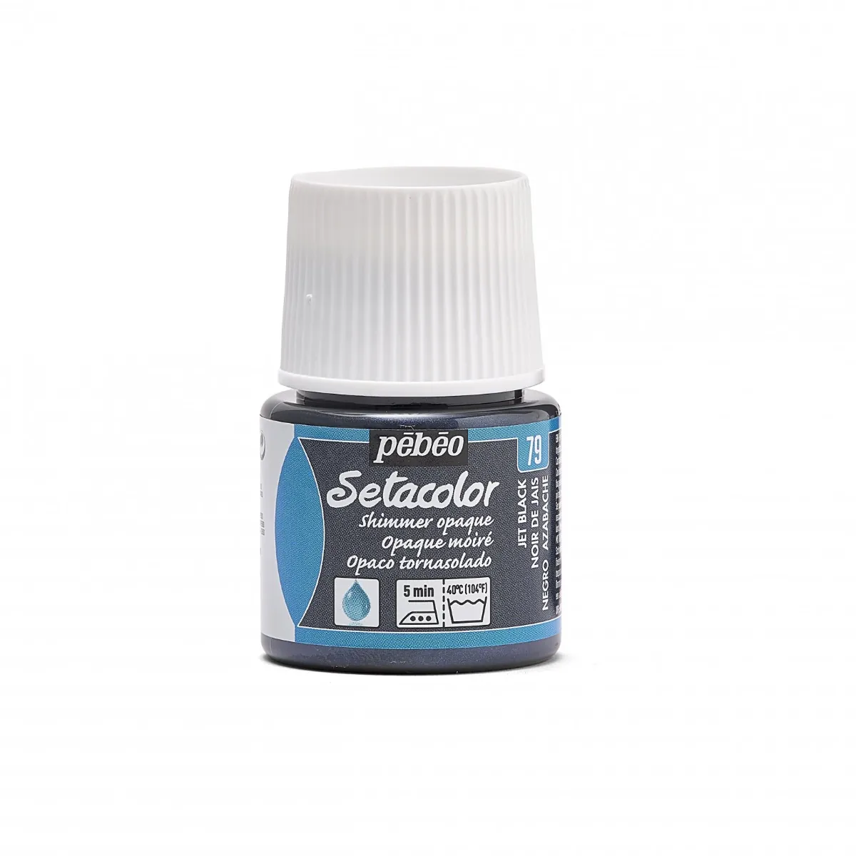 Setacolor Opaque kangasväri 45ml - 79 Shimmer Jet Black