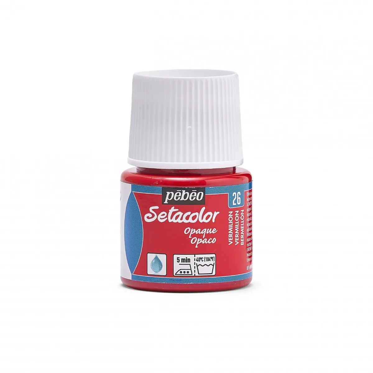Setacolor Opaque kangasväri 45ml - 26 Vermillion