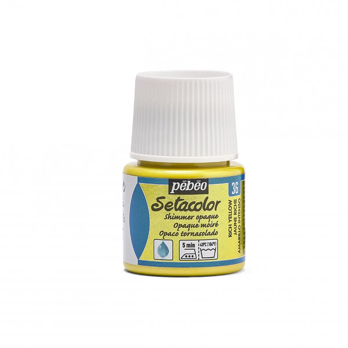 Setacolor Opaque kangasväri 45ml - 36 Shimmer Rich Yellow