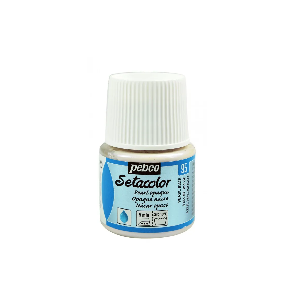 Setacolor Opaque kangasväri 45ml - 95 Pearl Blue