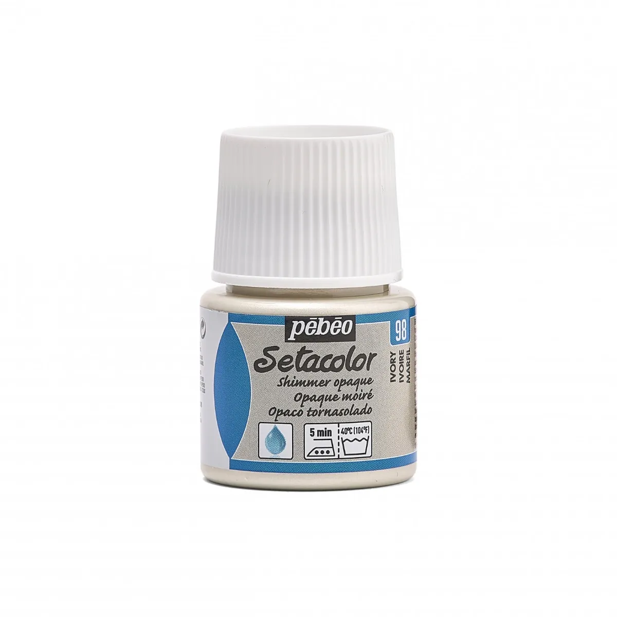 Setacolor Opaque kangasväri 45ml - 98 Shimmer Ivory