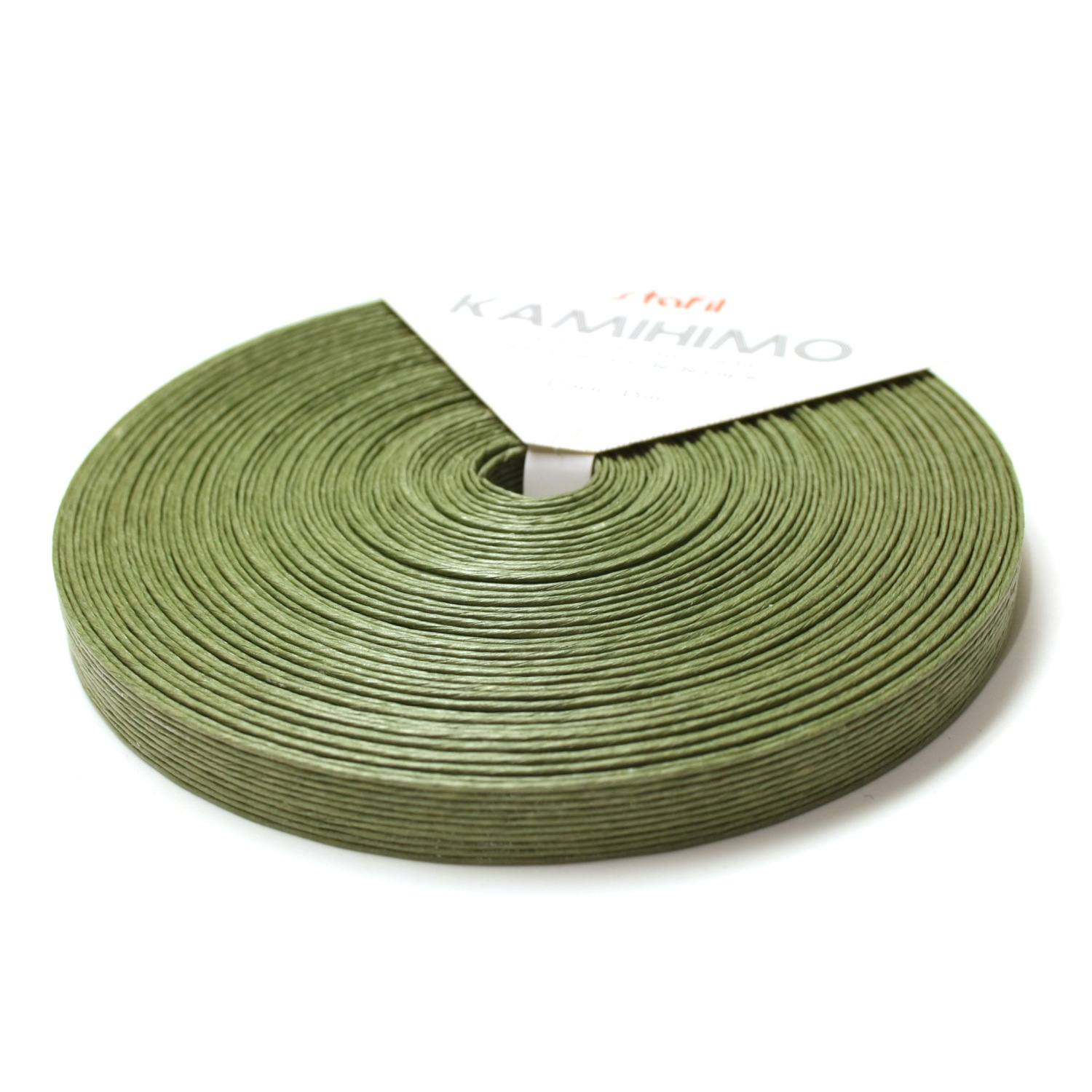 Kamihimo Paperinauha - Khaki vihreä
