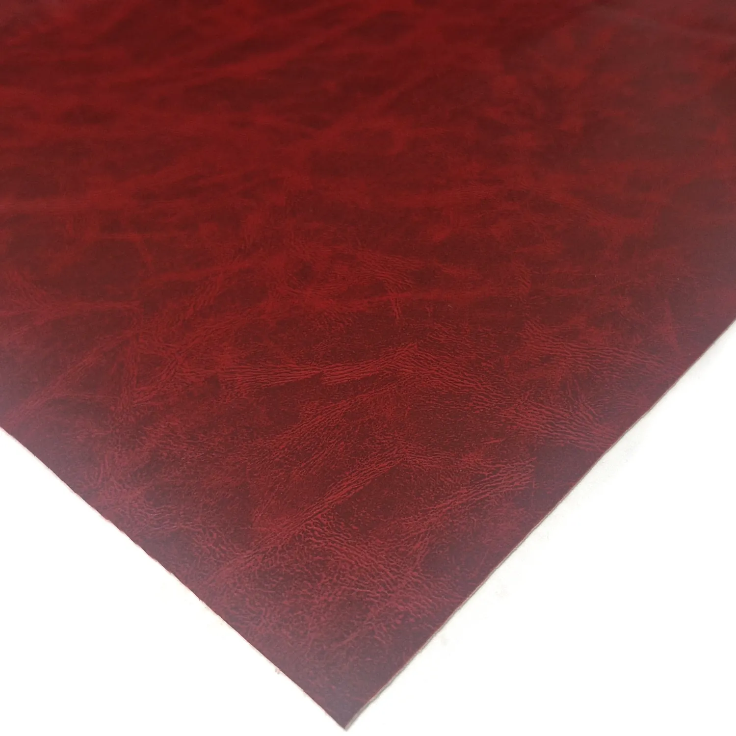 Keinonahka 50x70cm - Tummanpunainen