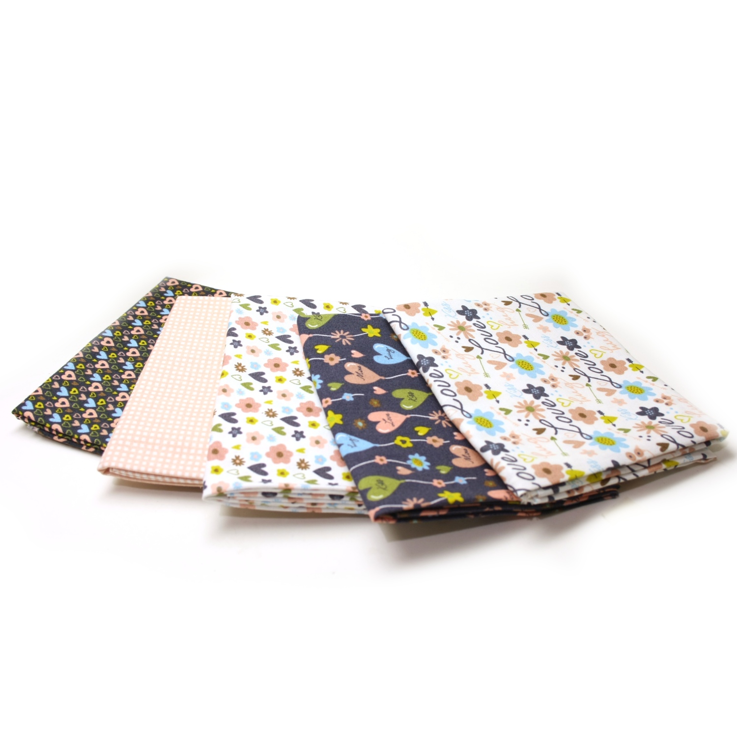 Puuvillakankaat - Hearts & Flowers