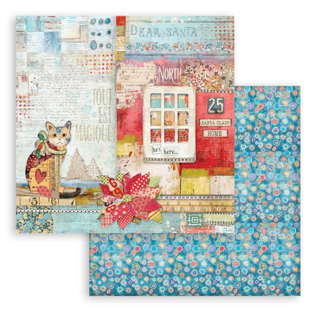 Skräppipaperi - Christmas Patchwork
