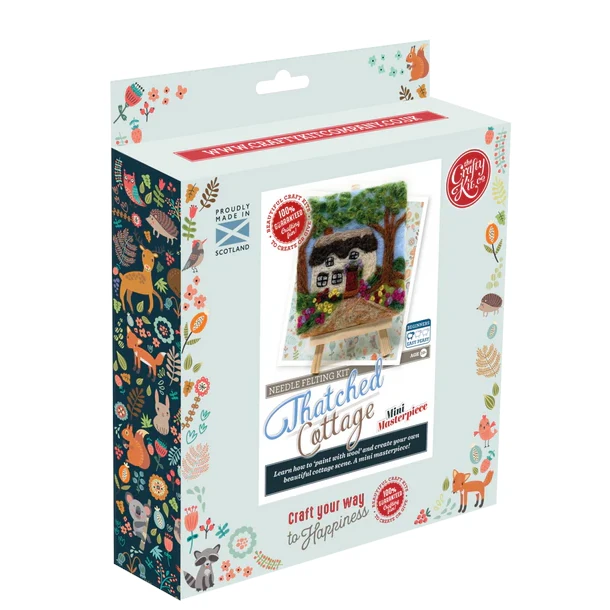Neulahuovutuspakkaus - Mini Masterpiece - Thatched Cottage - Image 4