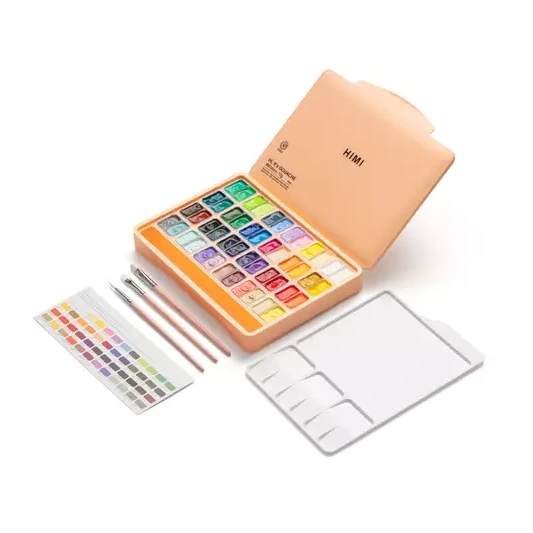Alternative view of HIMI Jelly Guassiväri 48 sävyä