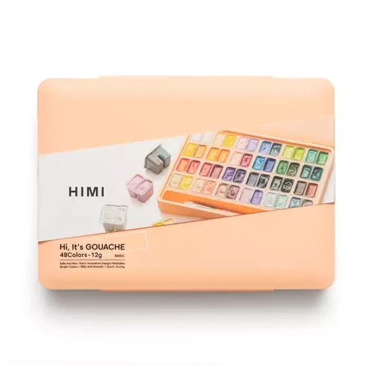 HIMI Jelly Guassiväri 48 sävyä