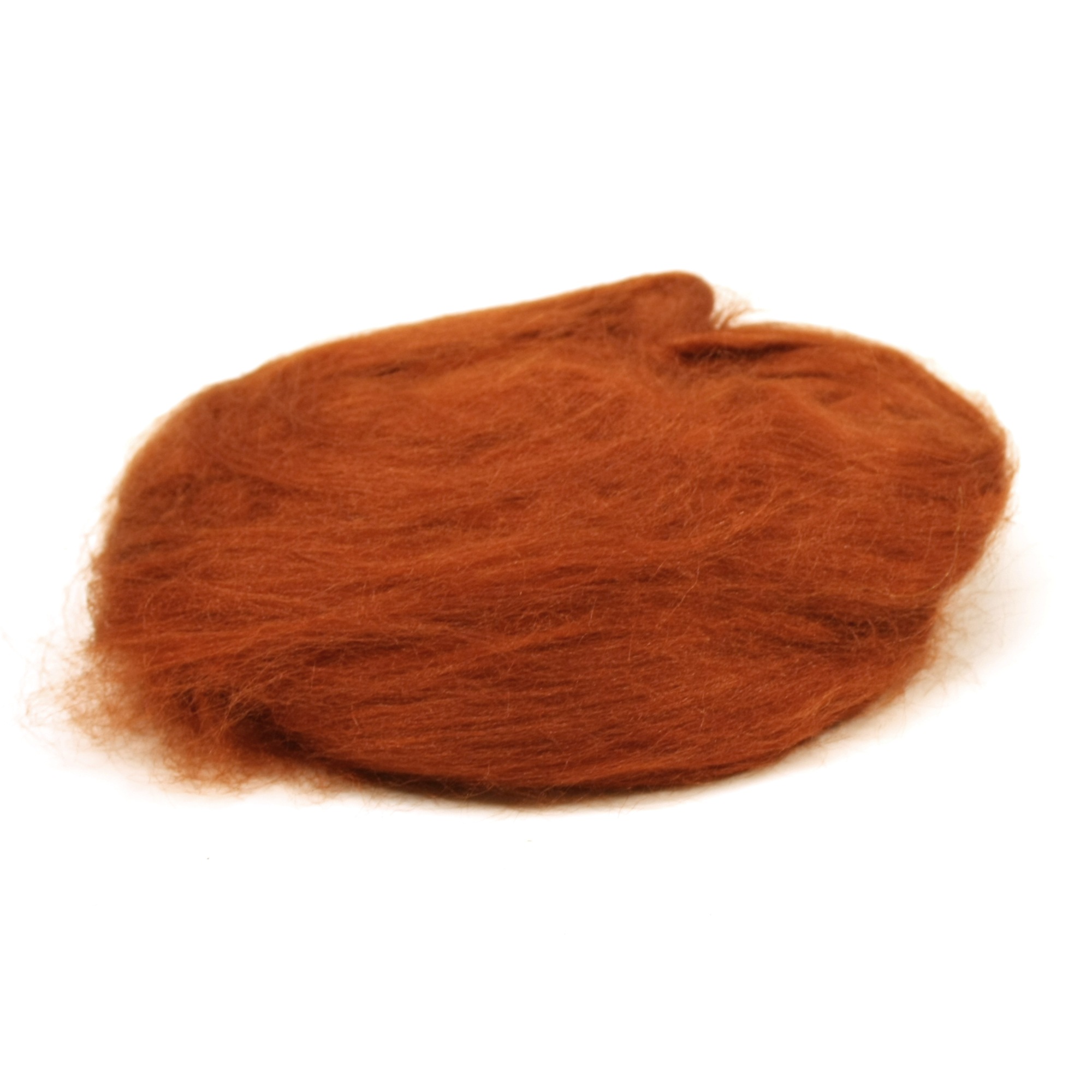 Tussah silkki - Punaruskea