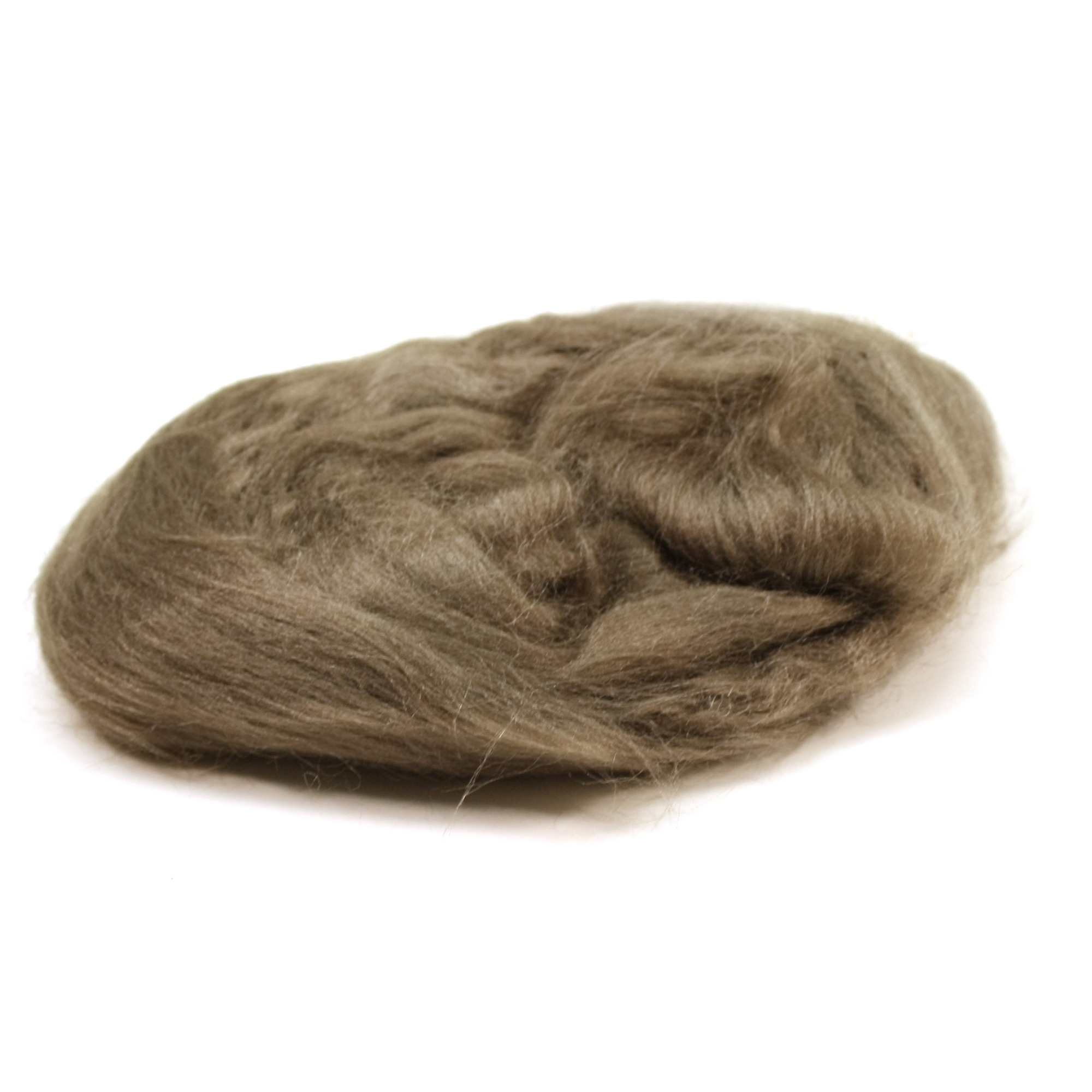 Tussah silkki - Ruskean harmaa