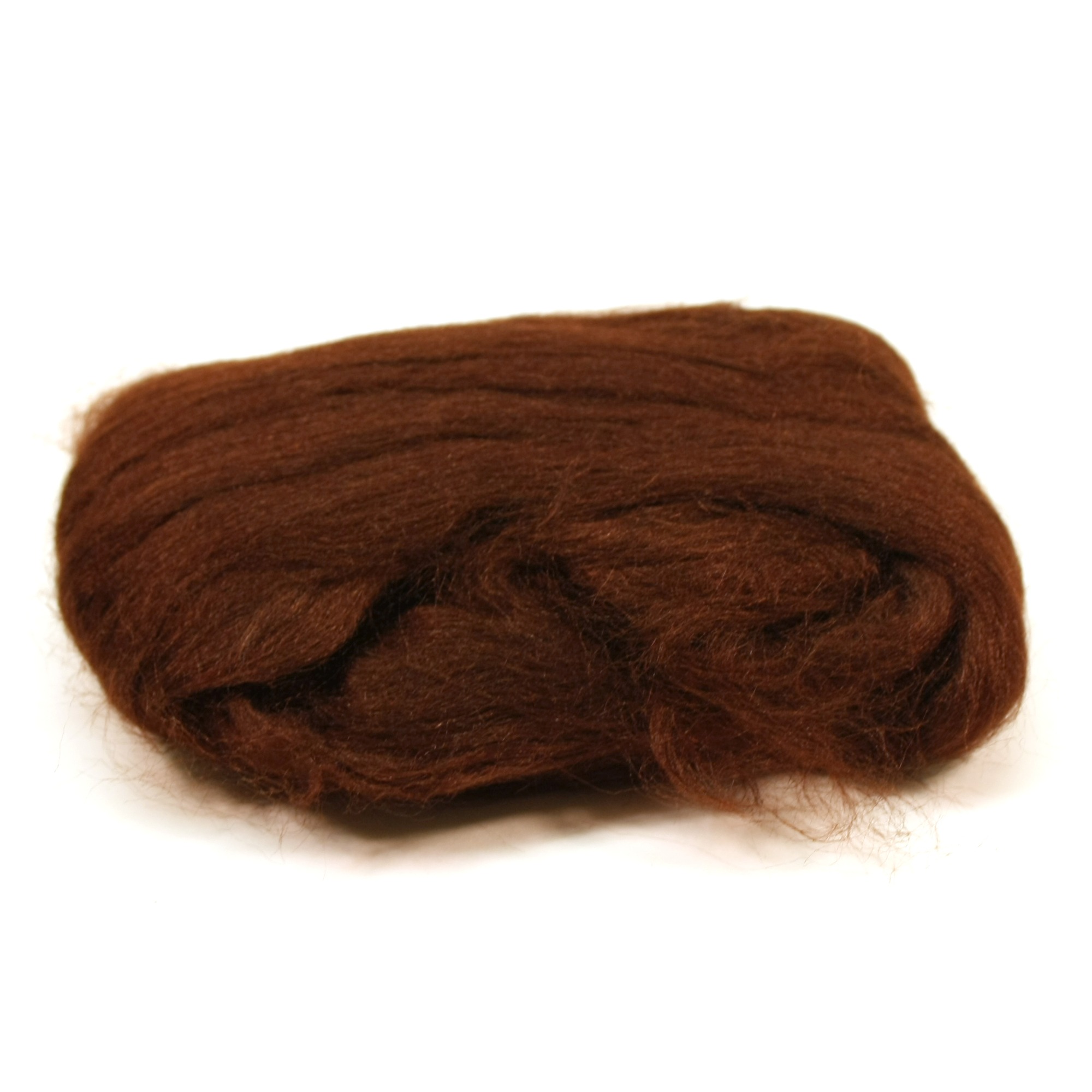 Tussah silkki - Ruskea