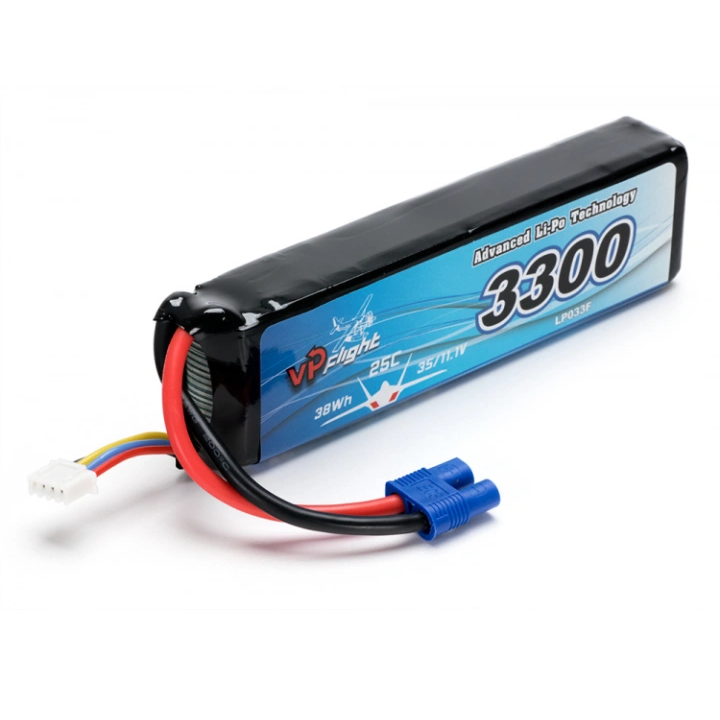 11.1V LiPo-akku 3300mAh 25C - VP Flight LP033EC3
